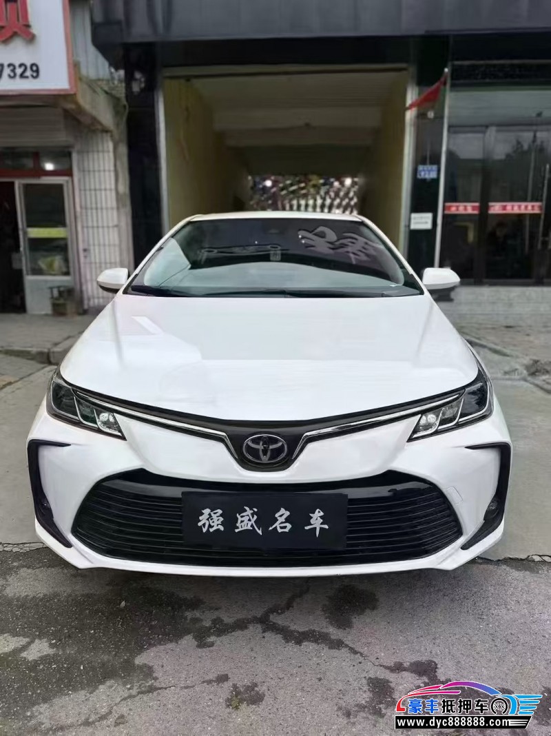 23年丰田卡罗拉轿车抵押车出售