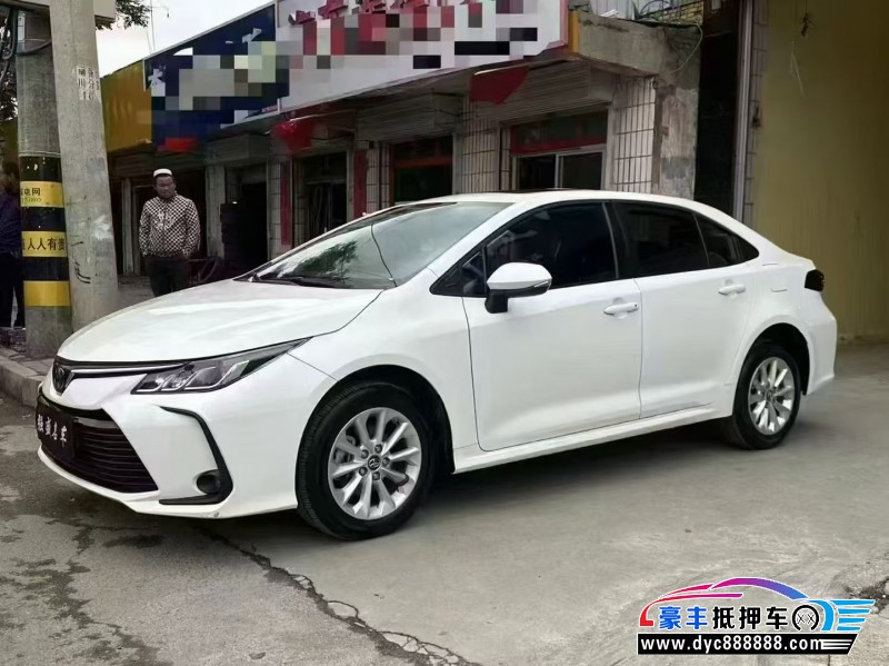 23年丰田卡罗拉轿车抵押车出售