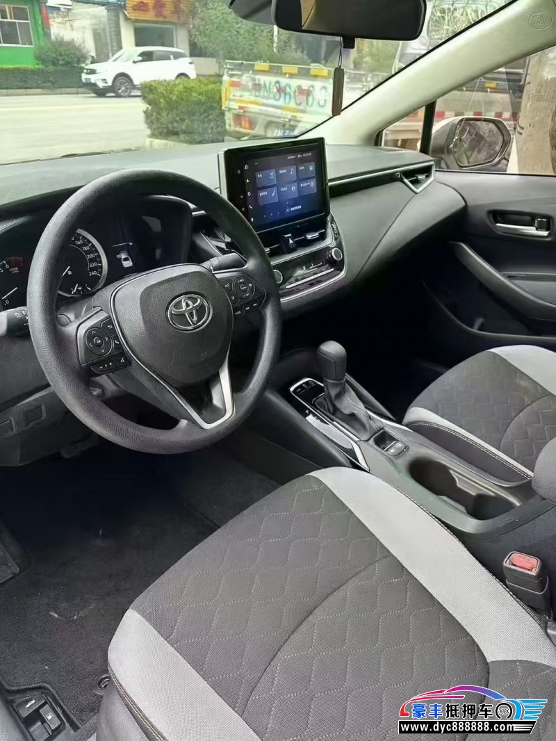 23年丰田卡罗拉轿车抵押车出售