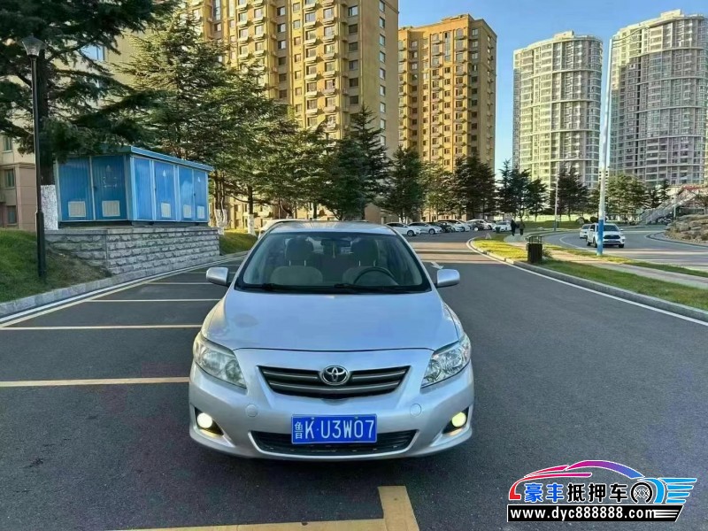 10年丰田卡罗拉轿车抵押车出售