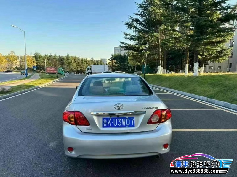 10年丰田卡罗拉轿车抵押车出售