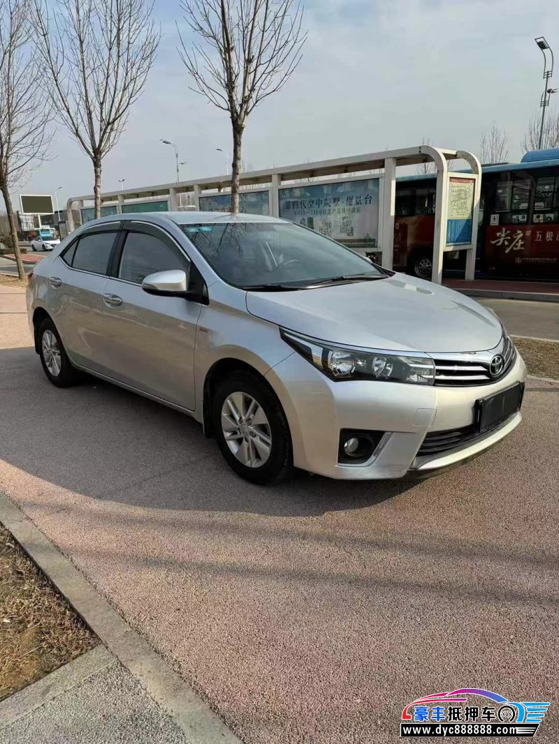 16年丰田卡罗拉轿车抵押车出售