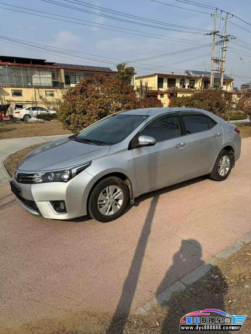 16年丰田卡罗拉轿车抵押车出售