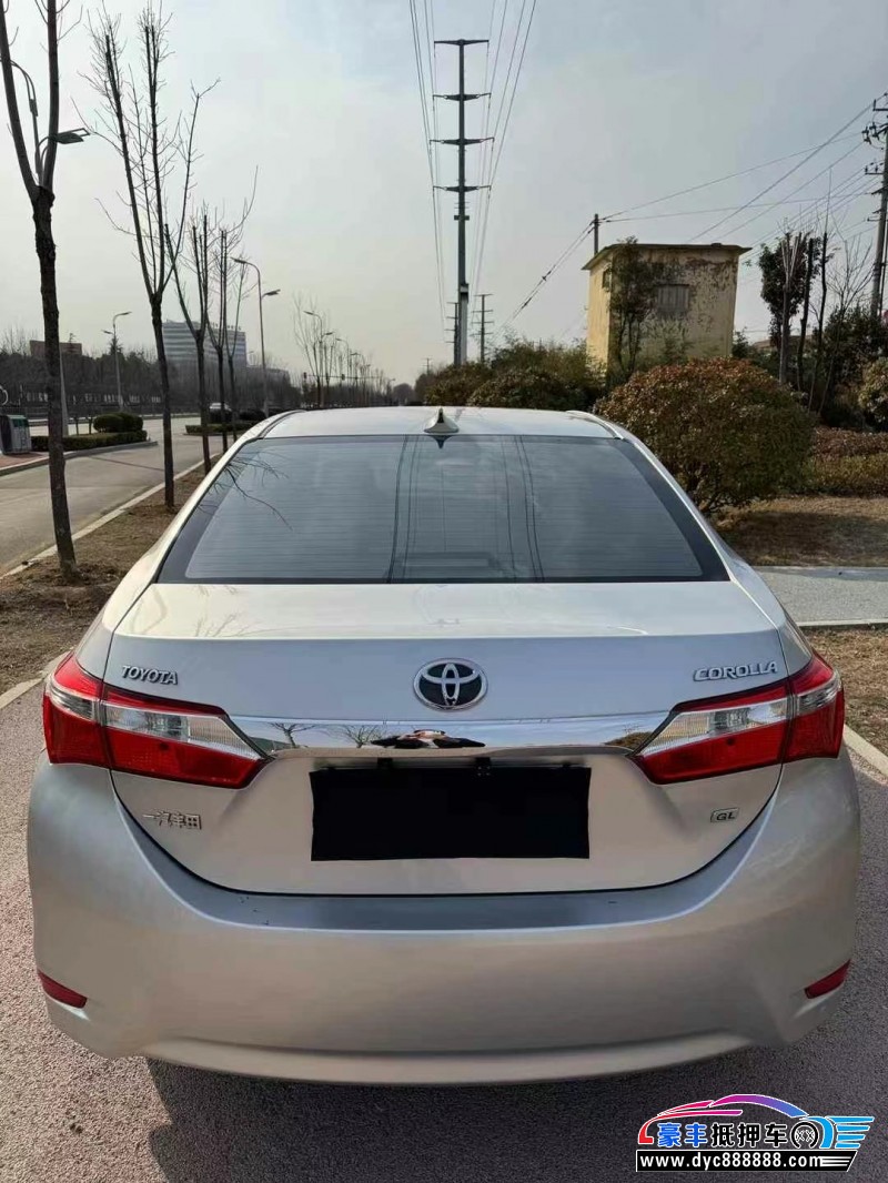 16年丰田卡罗拉轿车抵押车出售