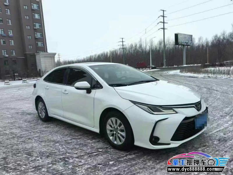 21年丰田卡罗拉轿车抵押车出售