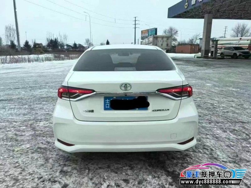 21年丰田卡罗拉轿车抵押车出售