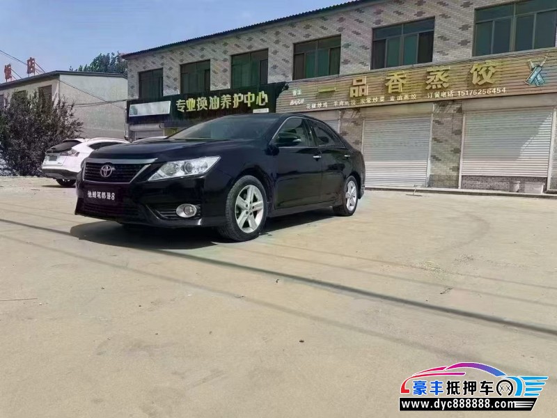 13年丰田凯美瑞轿车抵押车出售