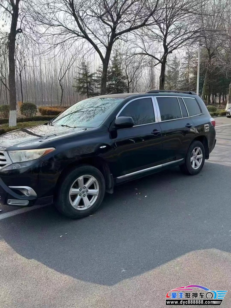 14年丰田汉兰达轿车抵押车出售