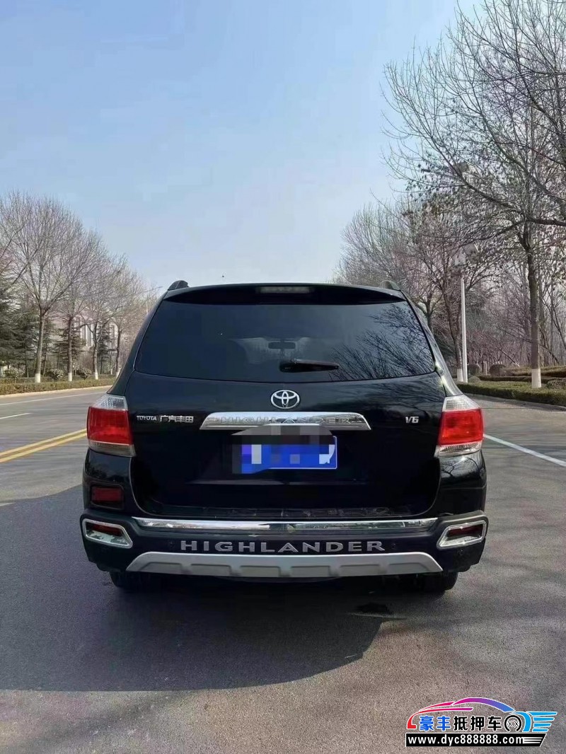 14年丰田汉兰达轿车抵押车出售