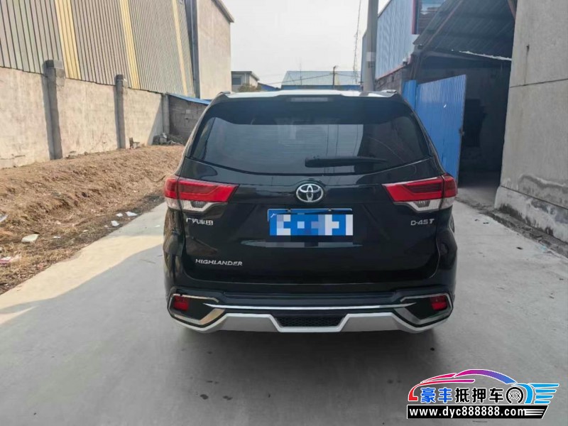 20年丰田汉兰达轿车抵押车出售