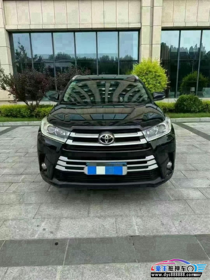 19年丰田汉兰达SUV抵押车出售