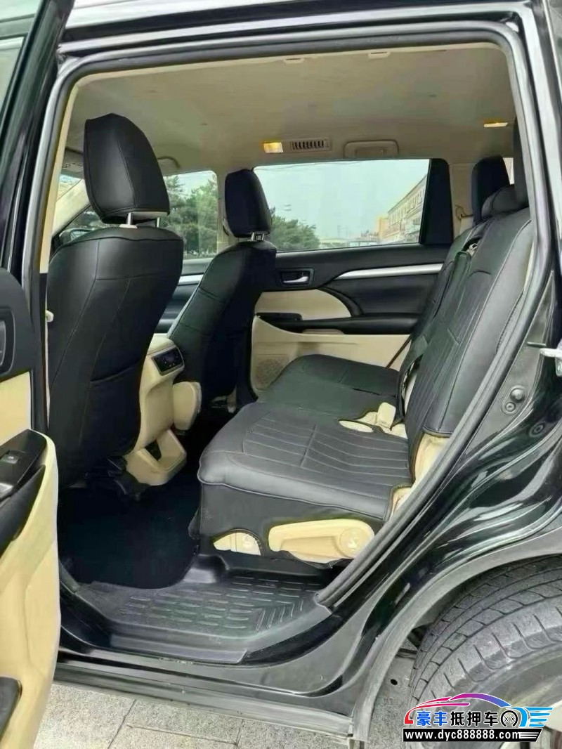 19年丰田汉兰达SUV抵押车出售