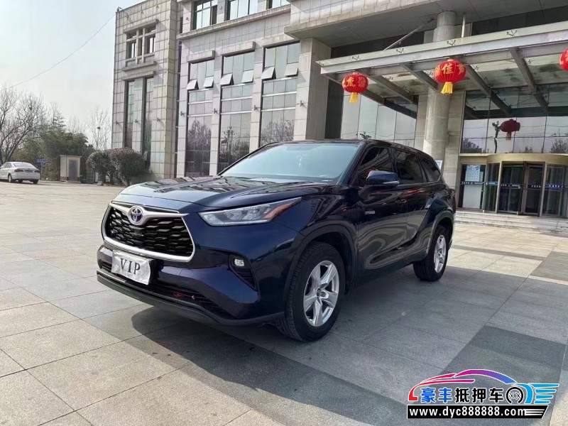 22年丰田汉兰达轿车抵押车出售