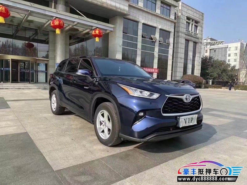 22年丰田汉兰达轿车抵押车出售