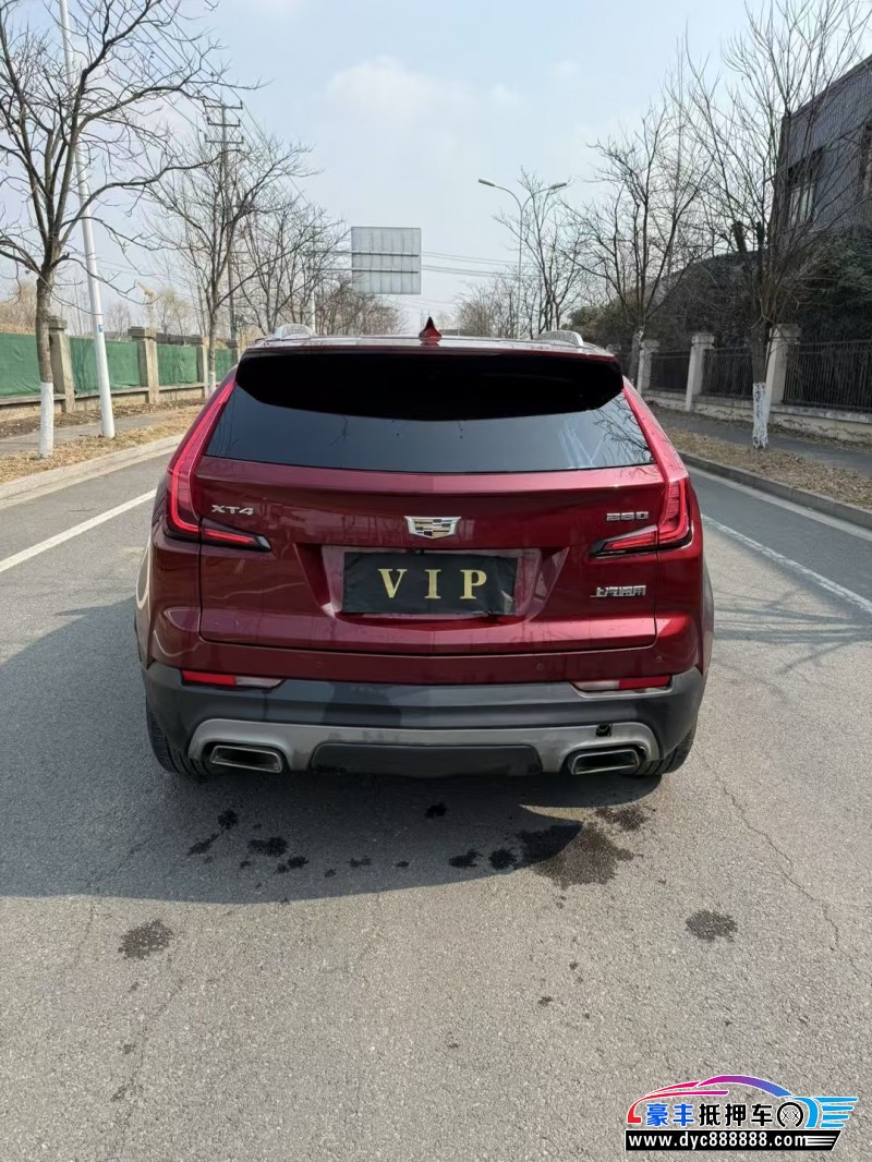 19年凯迪拉克XT4轿车抵押车出售