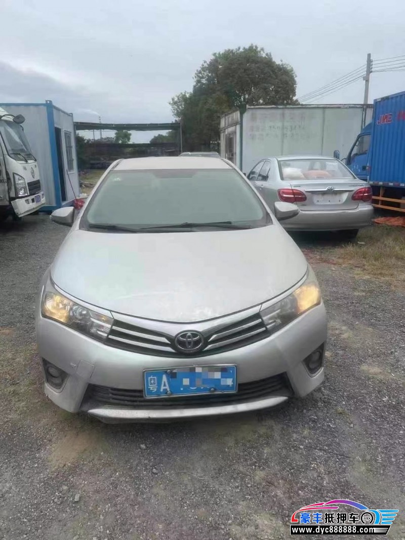 15年丰田卡罗拉轿车抵押车出售