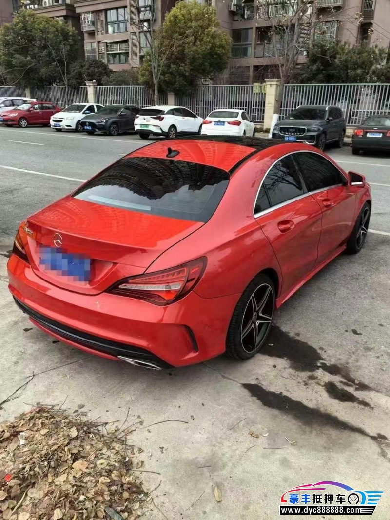 17年奔驰CLA轿车抵押车出售