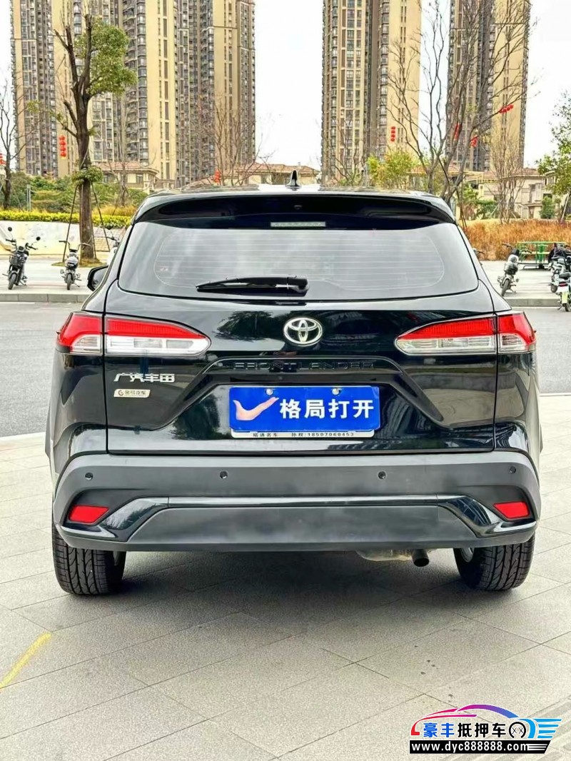 23年丰田锋兰达轿车抵押车出售