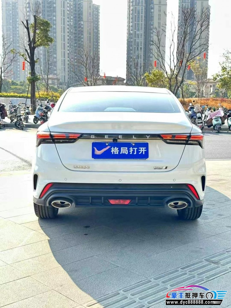 23年吉利缤瑞轿车抵押车出售