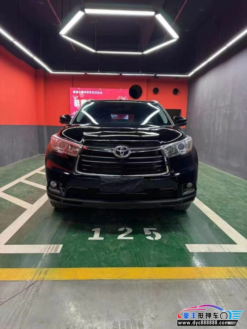 18年丰田汉兰达轿车抵押车出售