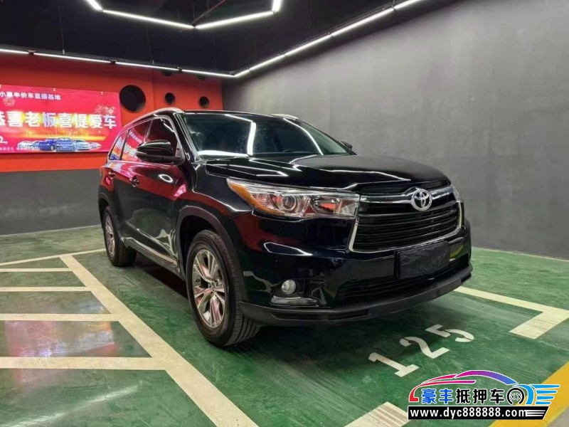 18年丰田汉兰达轿车抵押车出售