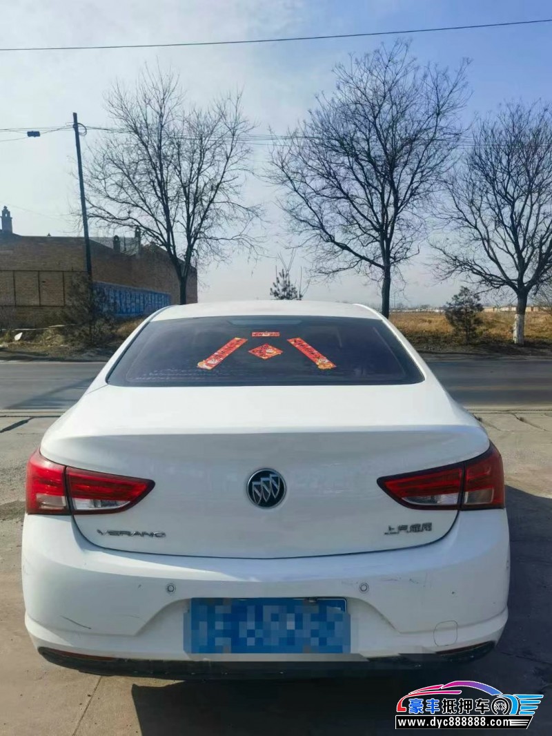 17年别克威朗轿车抵押车出售