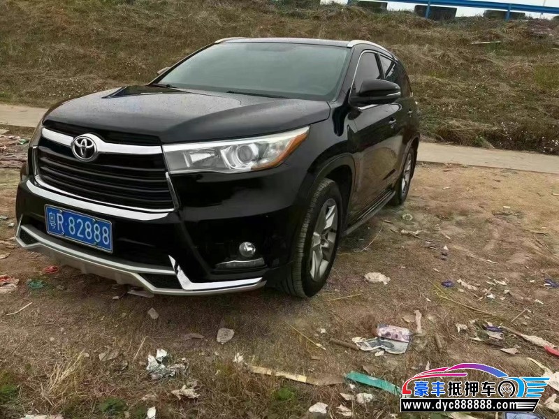 16年丰田汉兰达轿车抵押车出售