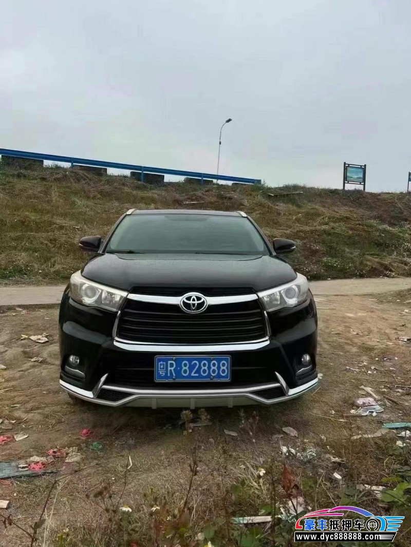 16年丰田汉兰达轿车抵押车出售