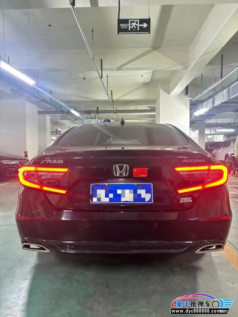 22年本田雅阁轿车抵押车出售