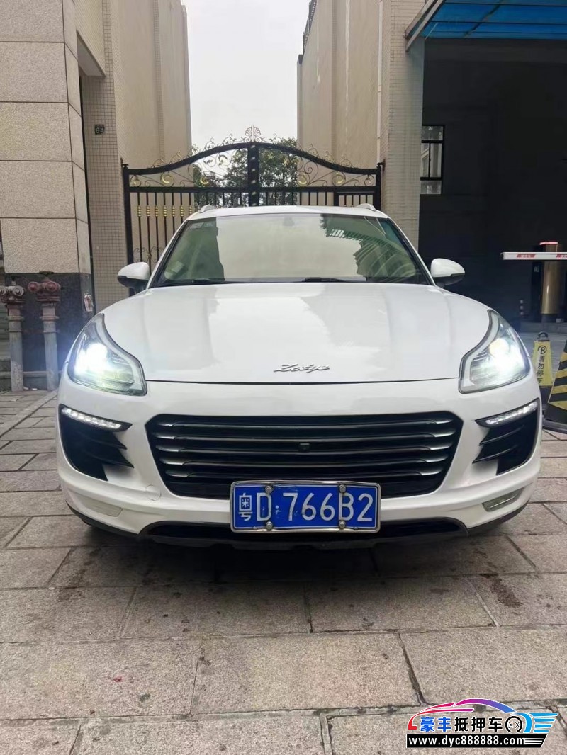 18年众泰SR9轿车抵押车出售