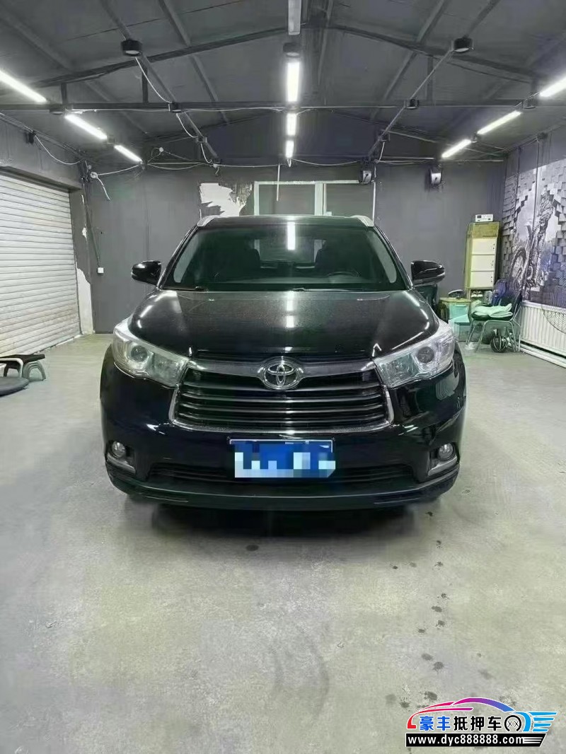 15年丰田汉兰达轿车抵押车出售