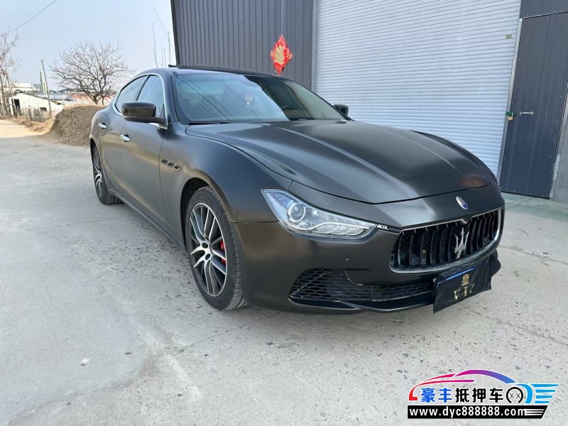 14年玛莎拉蒂Ghibli轿车抵押车出售