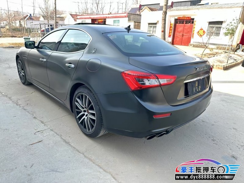 14年玛莎拉蒂Ghibli轿车抵押车出售