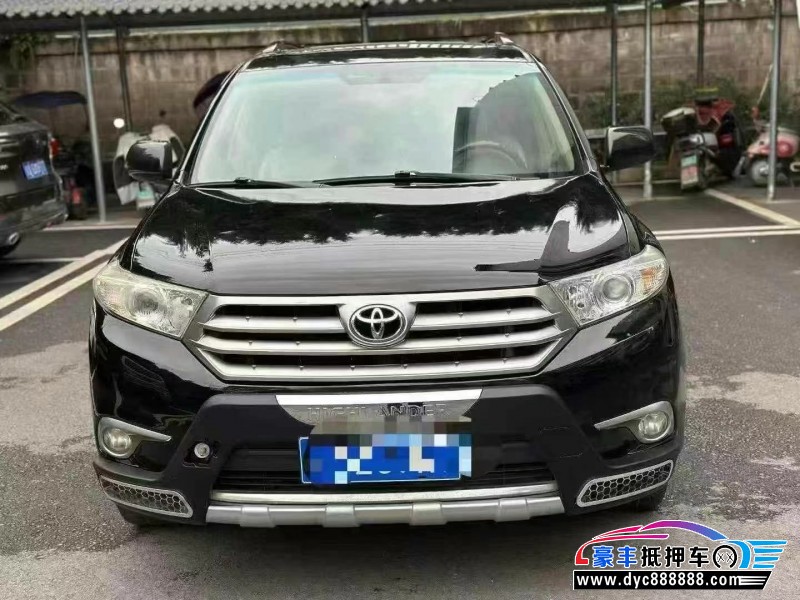 15年丰田汉兰达轿车抵押车出售