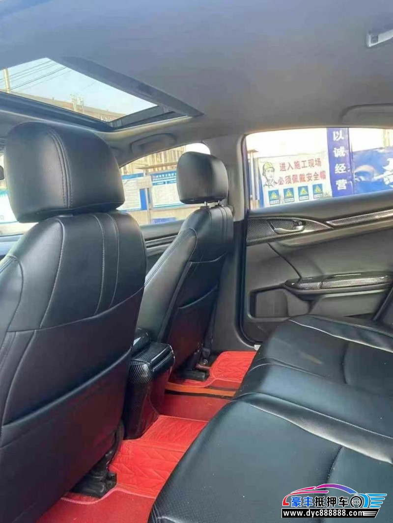 19年本田思域轿车抵押车出售