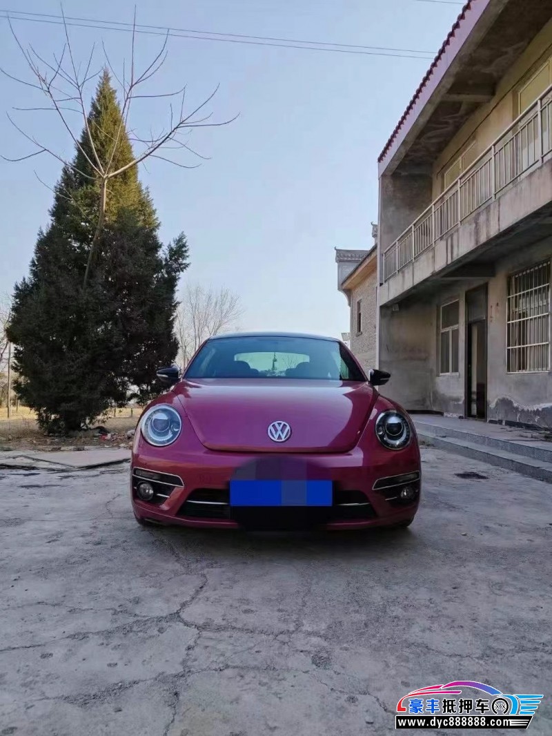 17年大众甲壳虫轿车抵押车出售