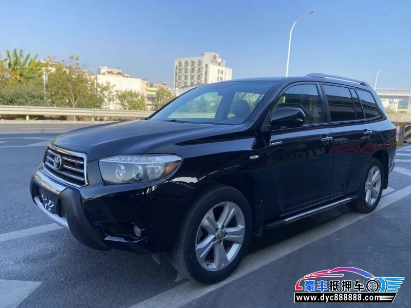 09年丰田汉兰达轿车抵押车出售