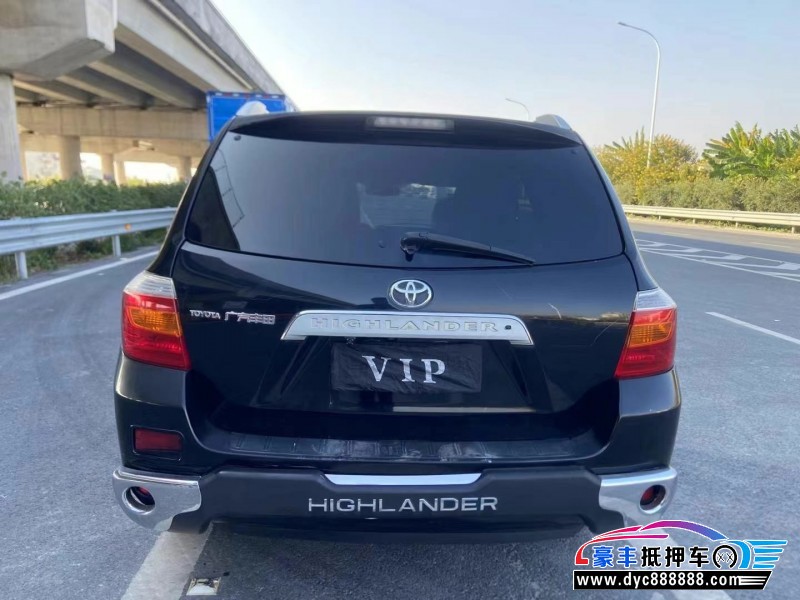 09年丰田汉兰达轿车抵押车出售