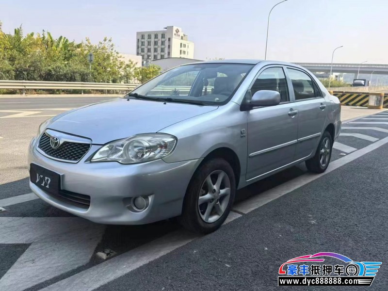 12年丰田花冠轿车抵押车出售