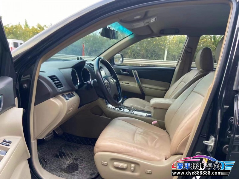 09年丰田汉兰达轿车抵押车出售