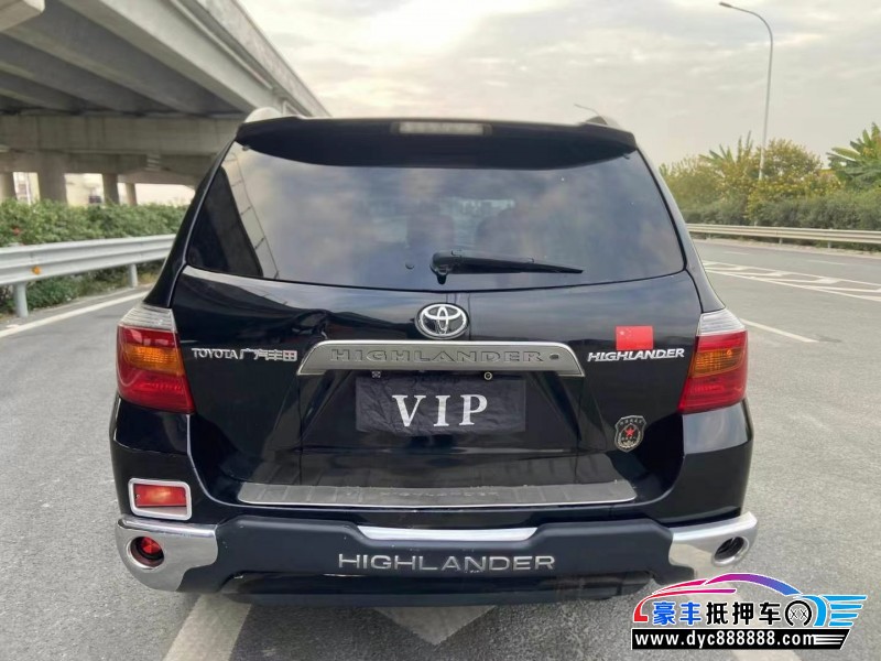 09年丰田汉兰达轿车抵押车出售