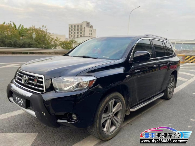 09年丰田汉兰达轿车抵押车出售