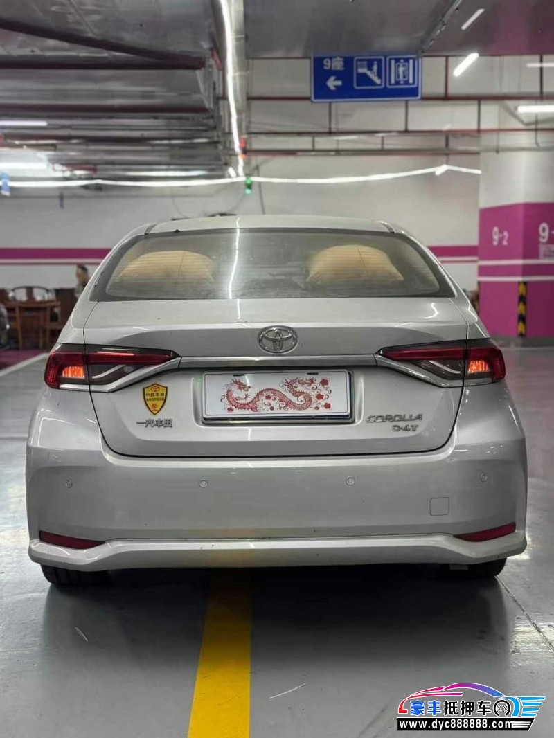 21年丰田卡罗拉轿车抵押车出售