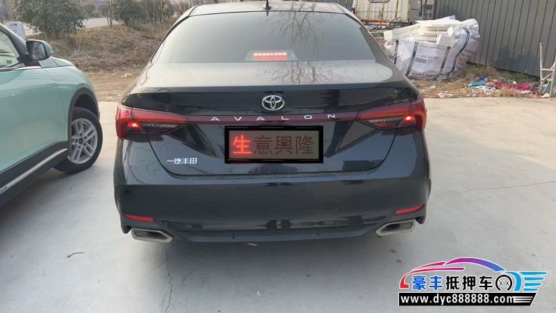 23年丰田亚洲龙轿车抵押车出售