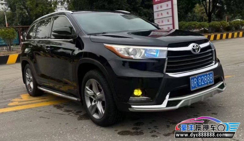 16年丰田汉兰达轿车抵押车出售