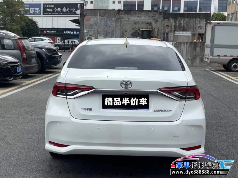 23年丰田卡罗拉轿车抵押车出售