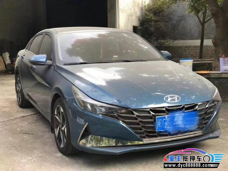 23年现代伊兰特轿车抵押车出售