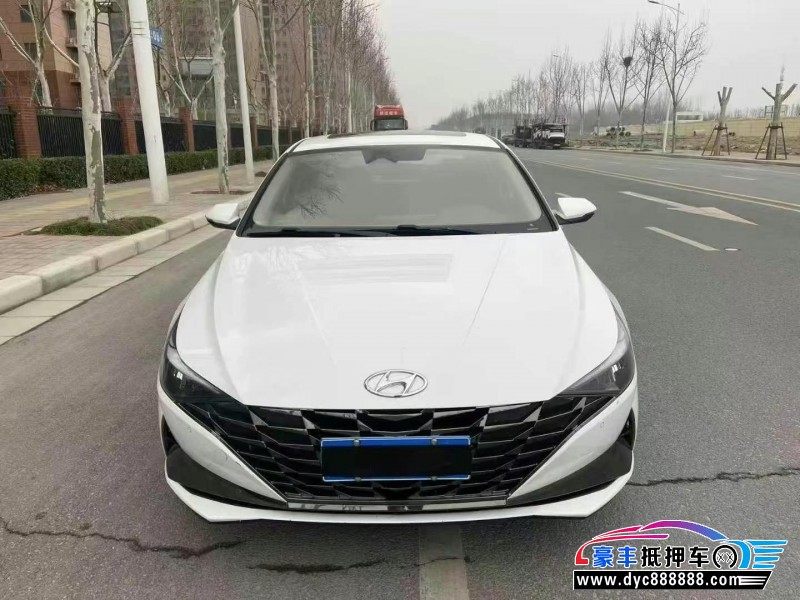 22年现代伊兰特轿车抵押车出售