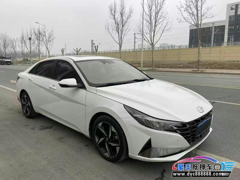 22年现代伊兰特轿车抵押车出售