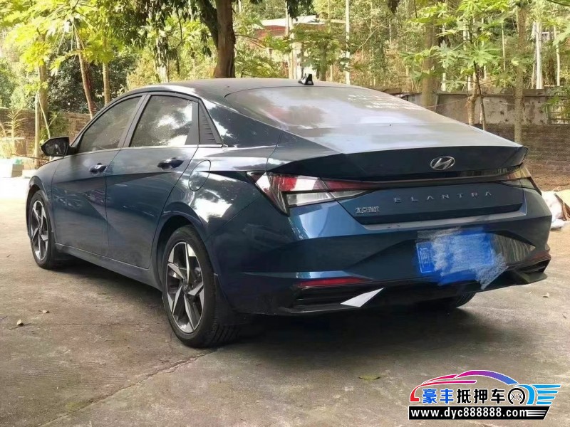 23年现代伊兰特轿车抵押车出售